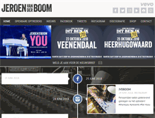 Tablet Screenshot of jeroenvanderboom.nl